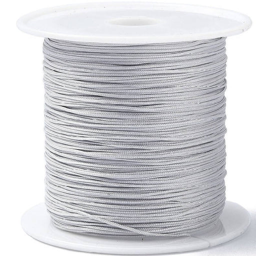 Achat Cordon nylon tressé gris - 0.4mm (5m)