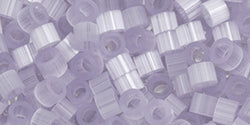 Kaufen Sie Perlen in der Schweiz cc1504 - AIKO Toho Beads 11/0 tube Fiber-Optic Lavender Mist (2g)