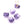 Perlen Einzelhandel Violette Glasperle mit violetter Blume 10 x 6 mm – Loch: 1 mm (4)