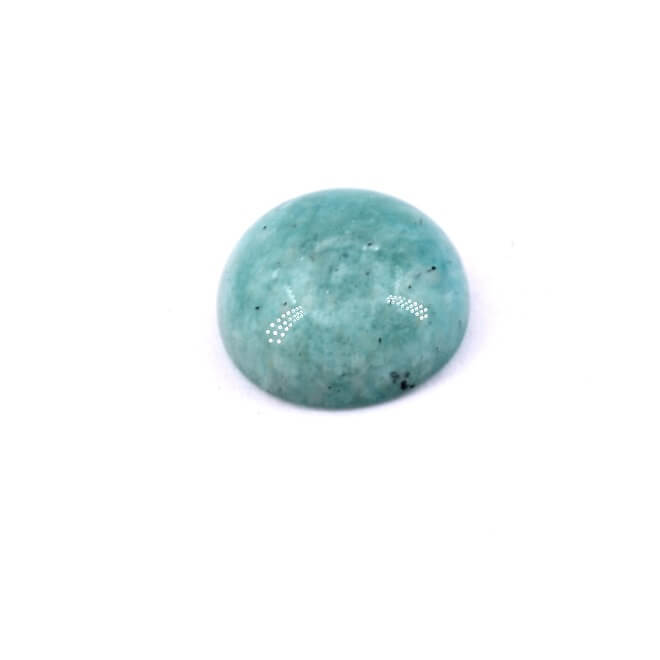 Cabochon rond en amazonite naturelle 10mm (1)