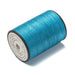 Cordon polyester torsadé ciré Brésilien Bleu canard 0.45mm (1 Bobine)