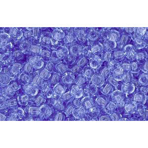 cc13 - perles de rocaille Toho 11/0 transparent light sapphire (10g)