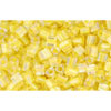 cc192 - perles Toho triangle 2.2mm crystal yellow lined (10g)