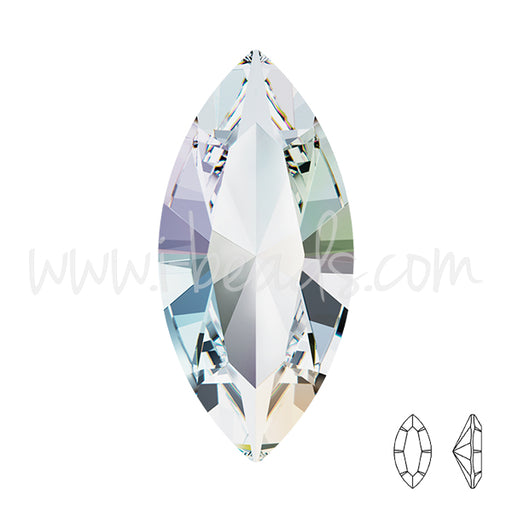 Achat Swarovski 4228 navette crystal AB 15x7mm (1)